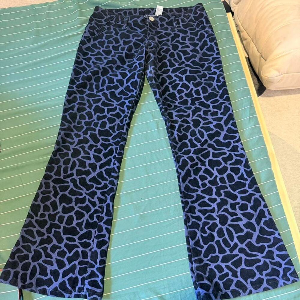 Vintage low rise velvet burnout